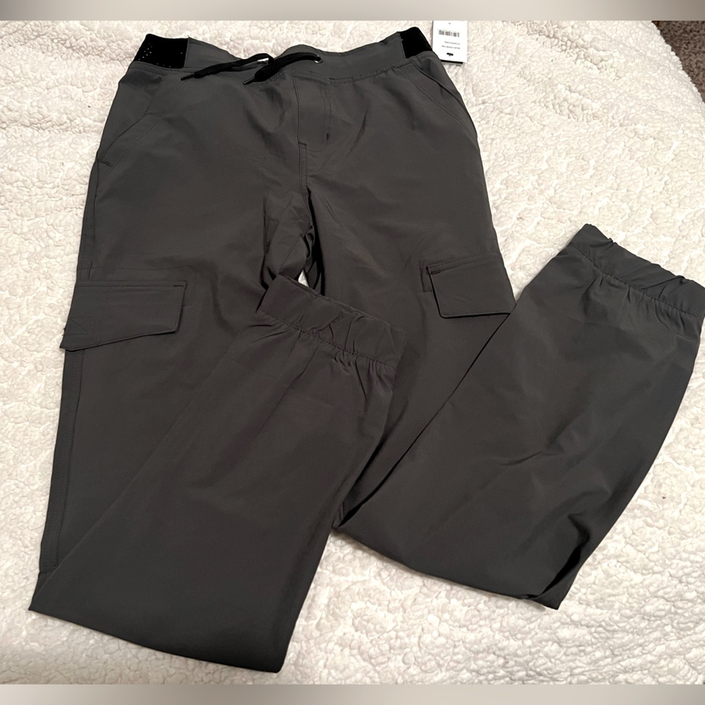 Buffalo David Bitton Youth Boys Size XL Zoltan Straight Fit Jogger Pants Charcoa